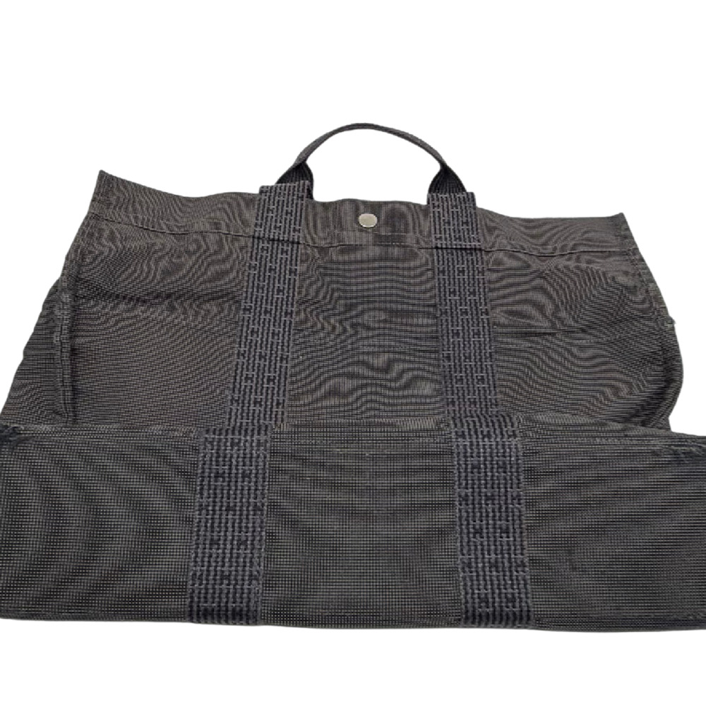 Hermès Garden Party Grey Canvas Tote Bag
